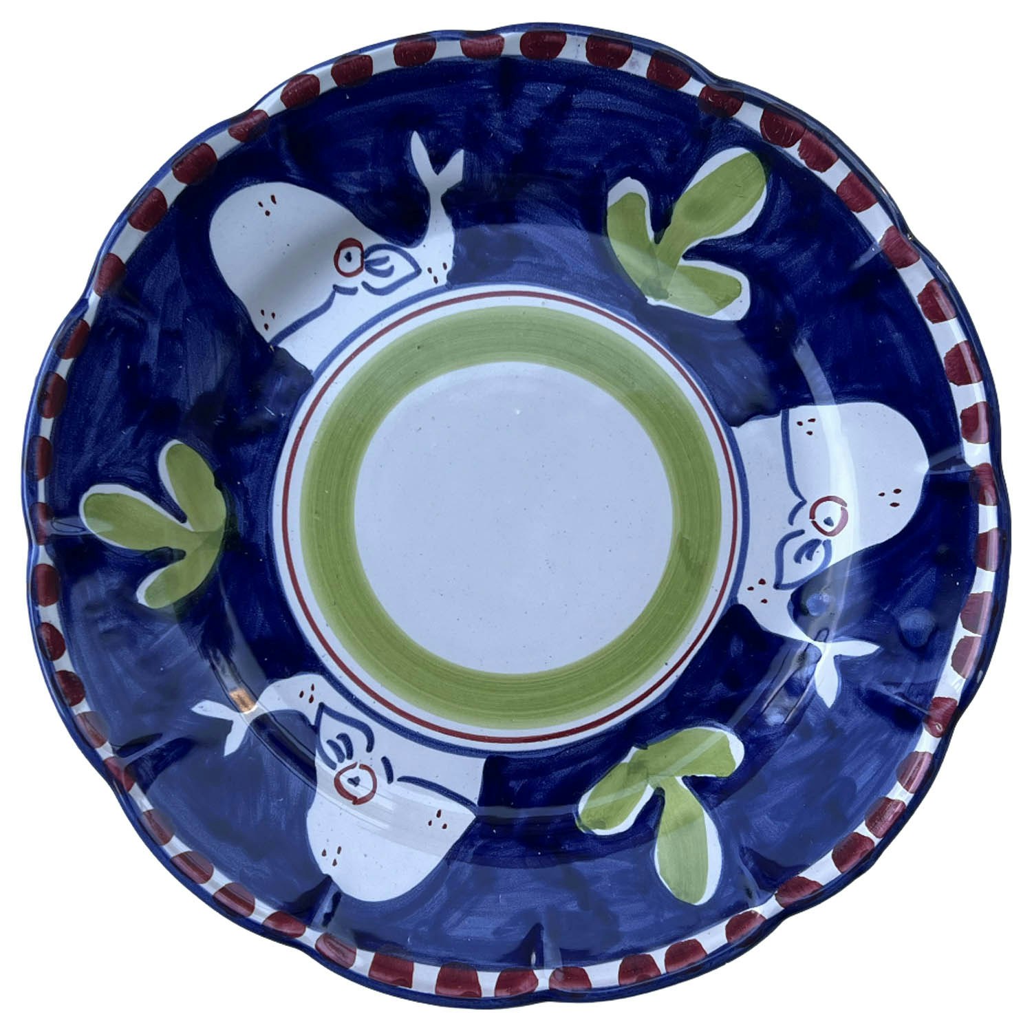 Piccola Home Amalfi Djup Tallrik 23 Cm Bl&aring; - Djupa tallrikar Keramik Bl&aring; - PT23TV-A-EB-BAL