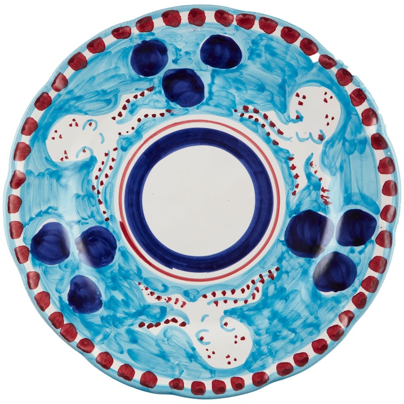Amalfi collection dinner plate, turquoise