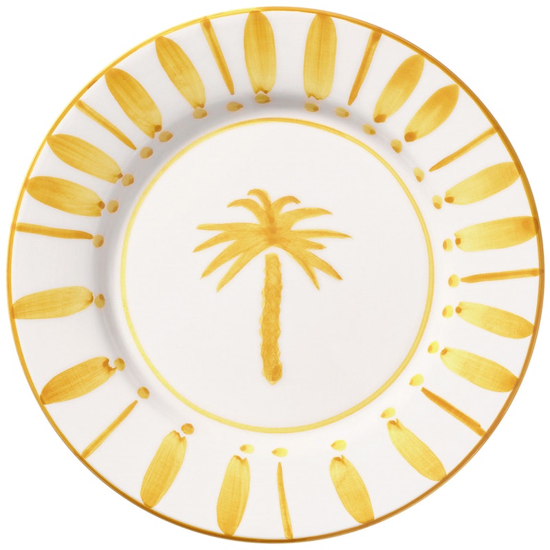 Cannes Assiett 22 cm, Gul