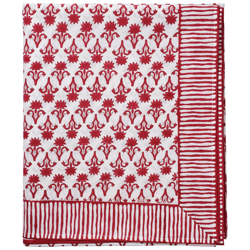 Lily Bordsduk 150x350 cm, Vinröd