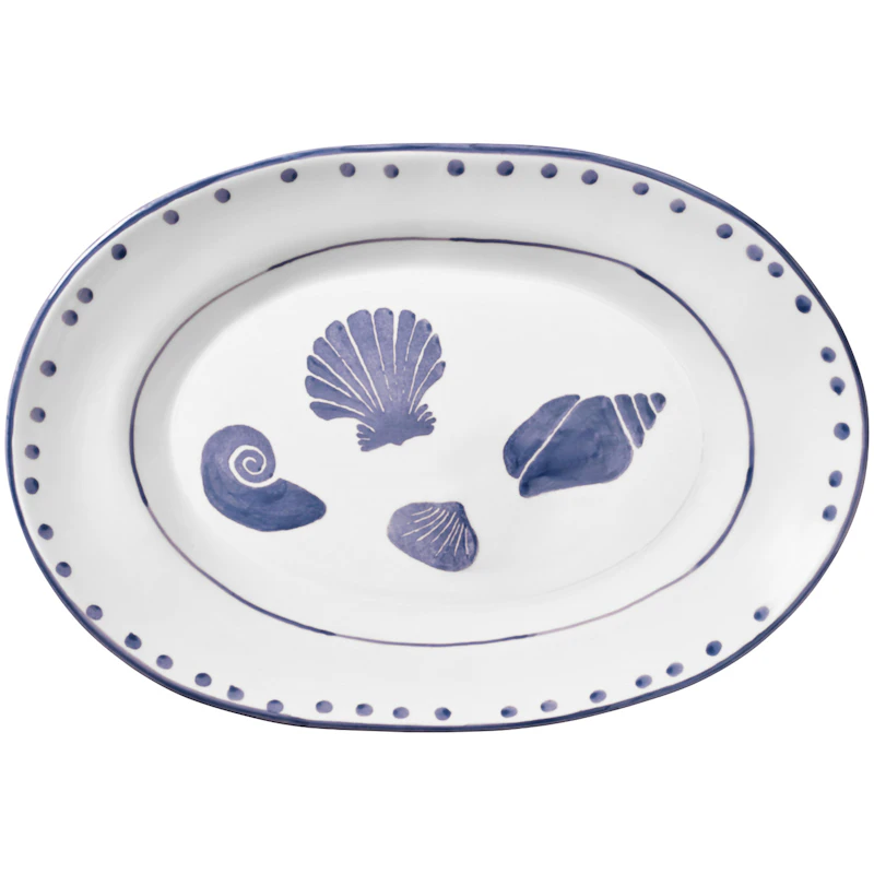 Marine Serveringstallrik 28 cm, Blå