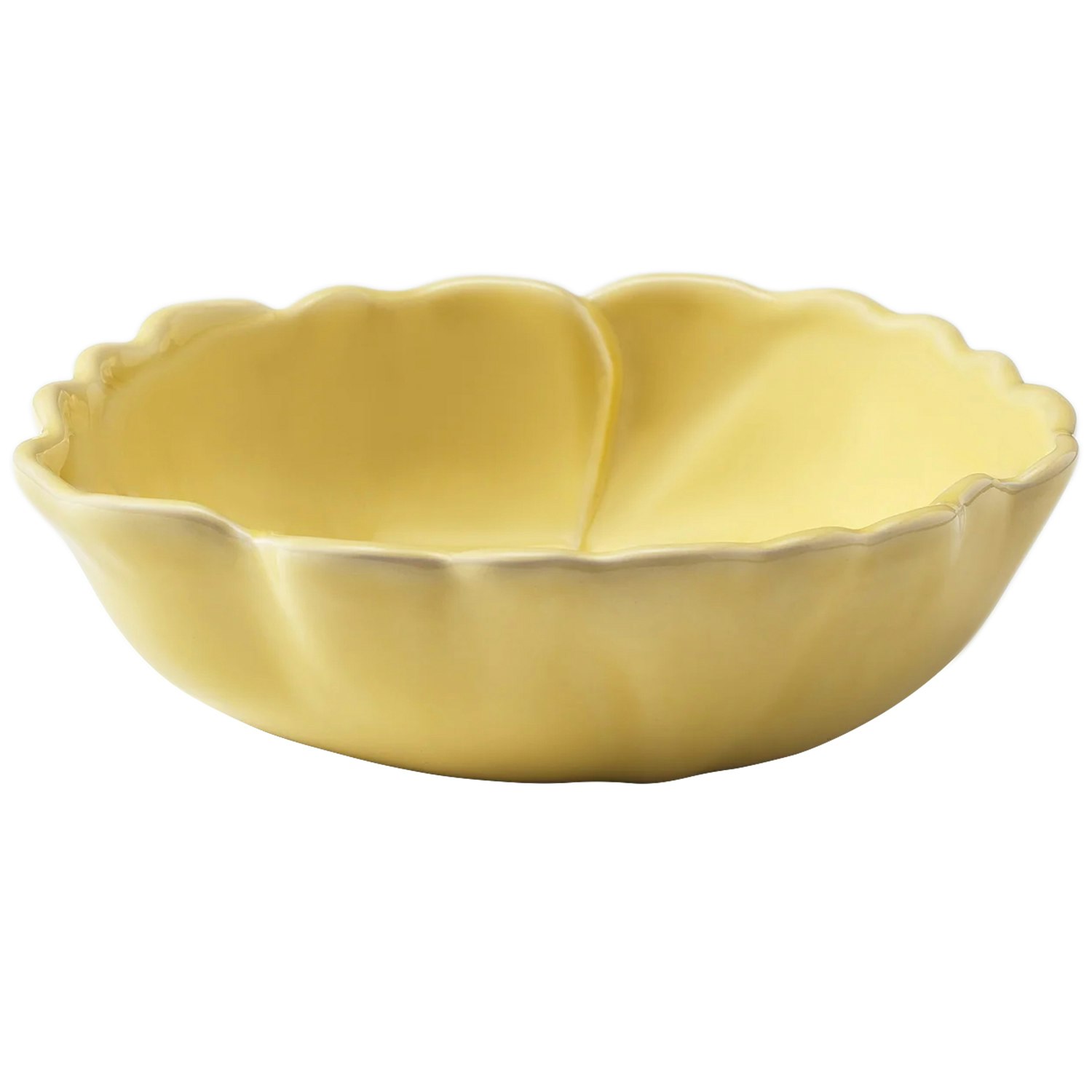 Pick a Poppy Poppy Sk&aring;l 18 Cm Gul - Serveringssk&aring;lar Lergods Gul - C261816SS25-273