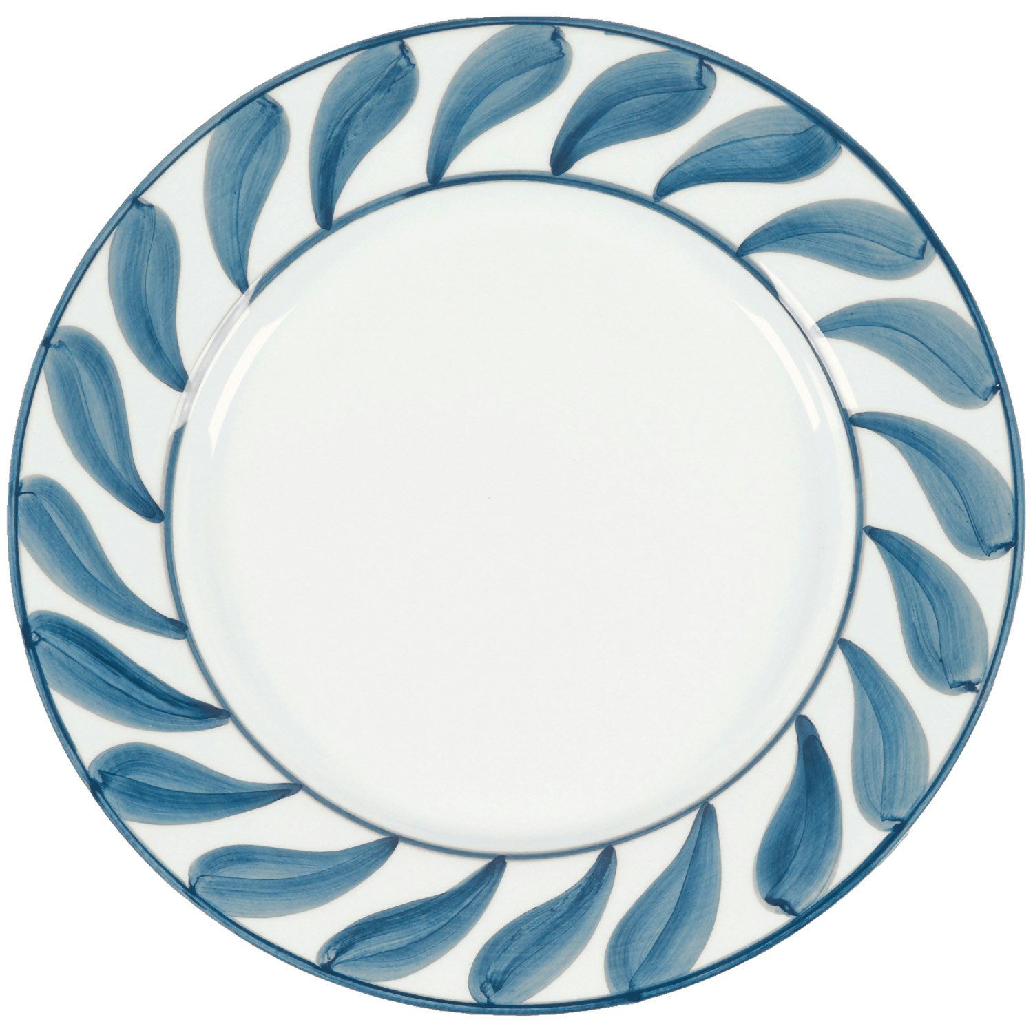 Pick a Poppy Swirl Tallrik 28 Cm Bl&aring; - Mattallrikar Lergods Bl&aring; - C012801SS24-154