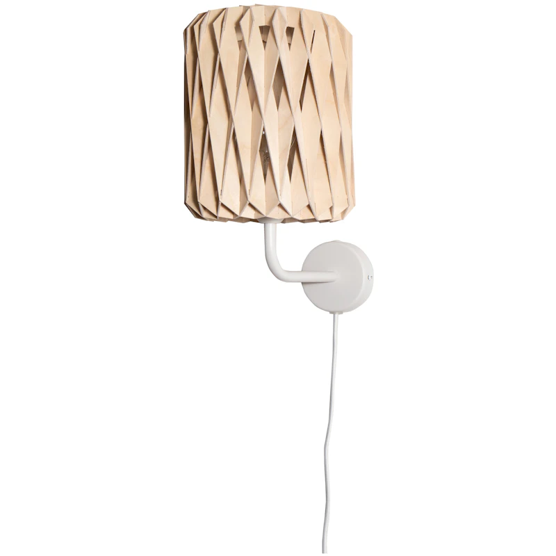 Signature 18 Vägglampa, Björk