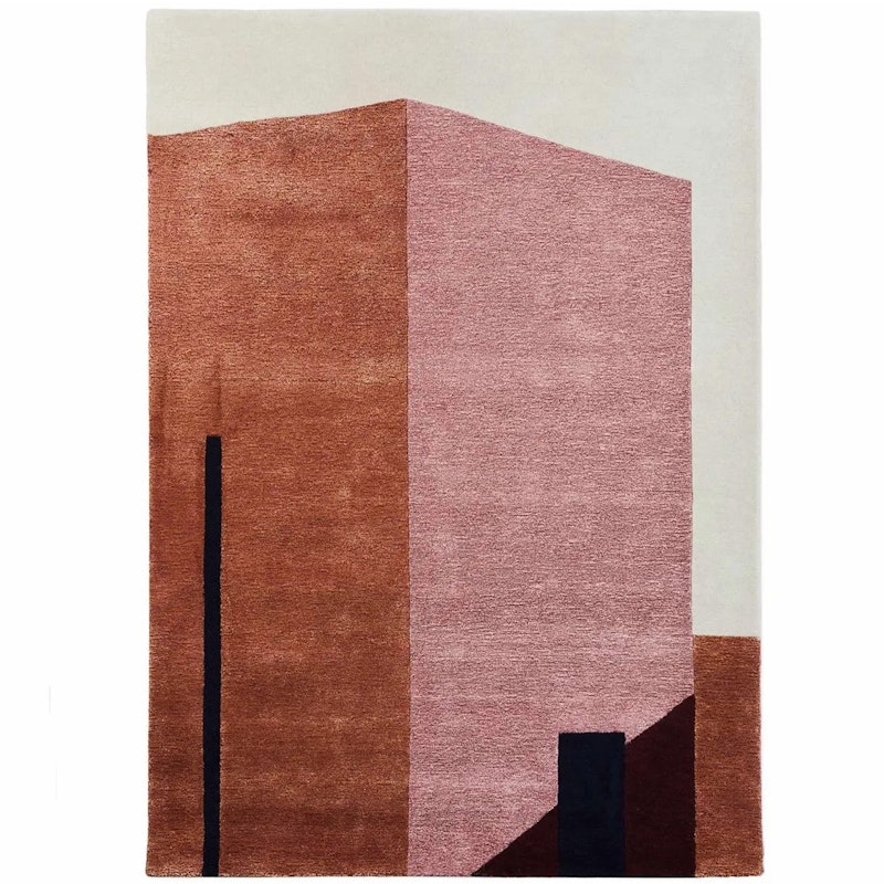 Arqui 1 Matta 200x300 cm, Röd/Peach