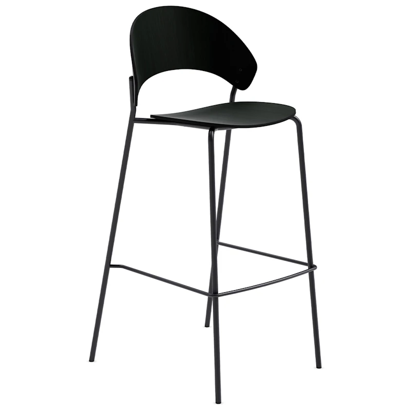 Dosina Barstol 75 cm, Svart Ek