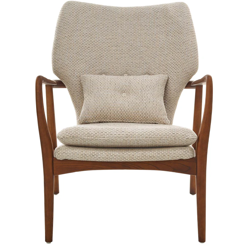 Chair Peggy Fabric Rough Ecru