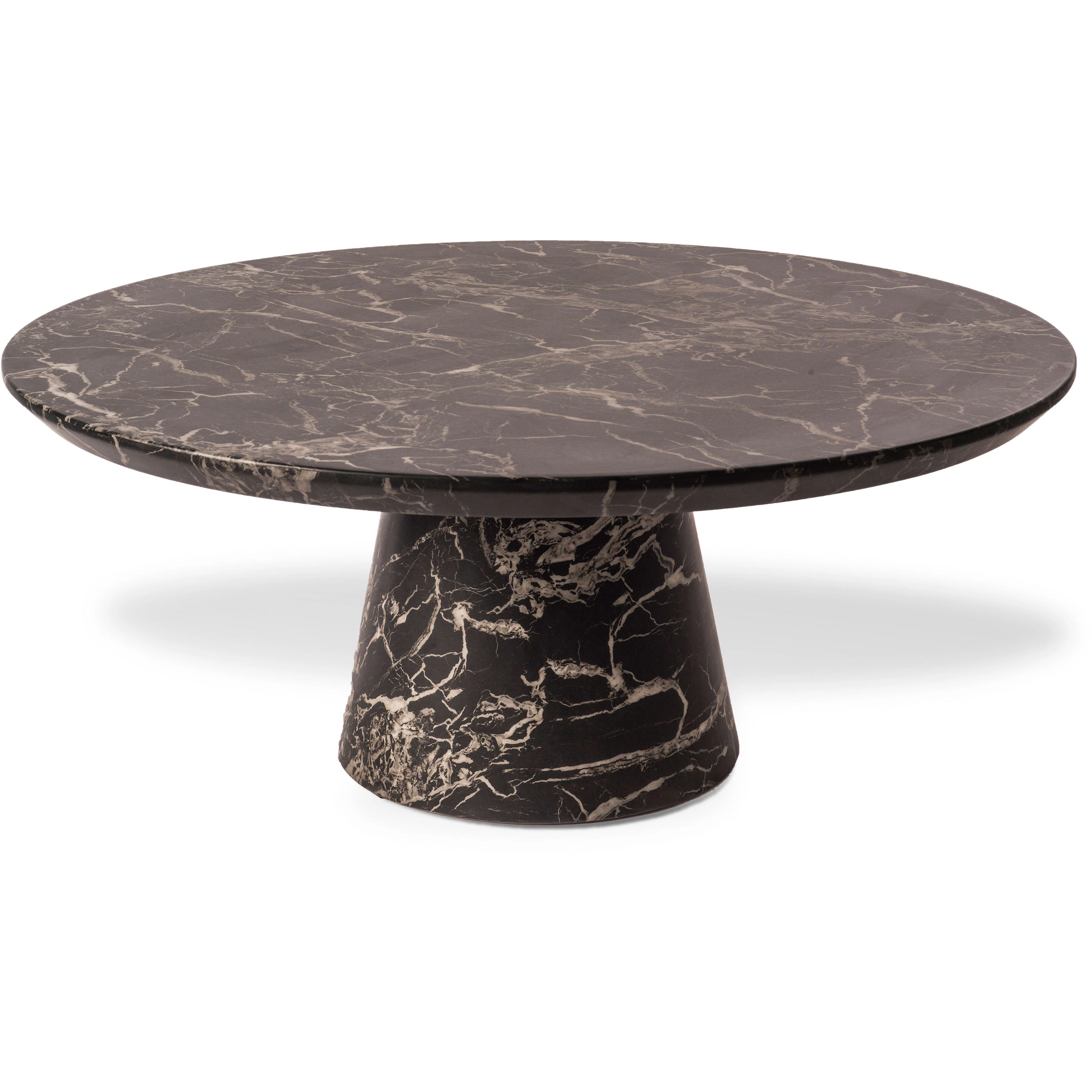 Polspotten Disc Soffbord Svart - Soffbord Syntetiskt Material Svart - 530-010-013