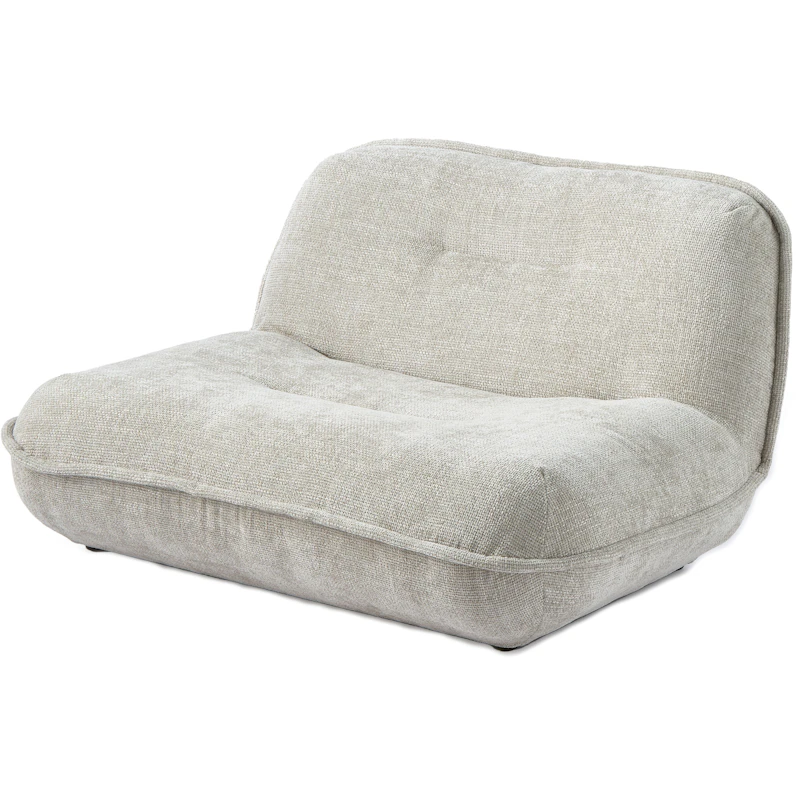 Puff Love Seat, Ecru
