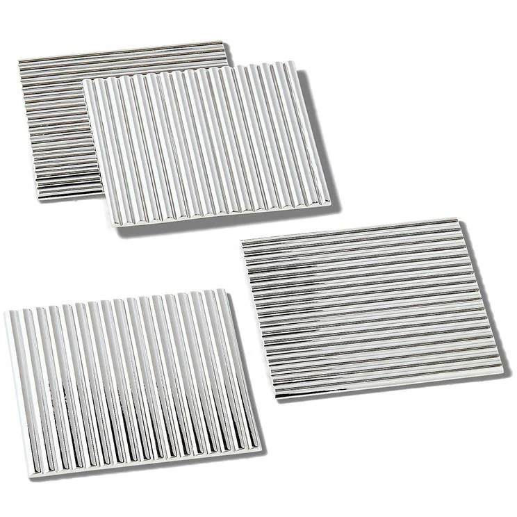 Ralph Lauren Home Thorpe Glasunderl&auml;gg 4-pack - Bordstabletter & Glasunderl&auml;gg Rostfritt St&aring;l - 680890078001