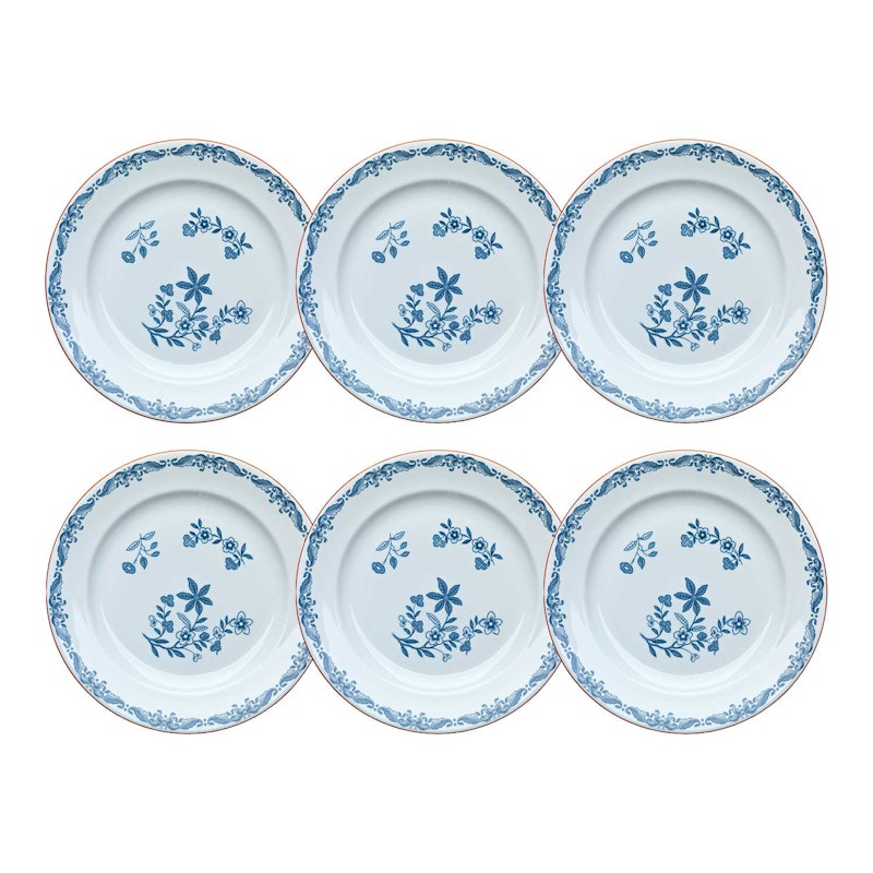Ostindia Tallrik 27 cm, 6-Pack