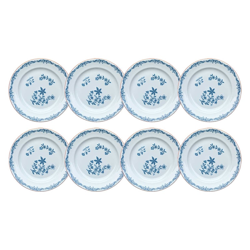 Ostindia Tallrik 27 cm, 8-Pack