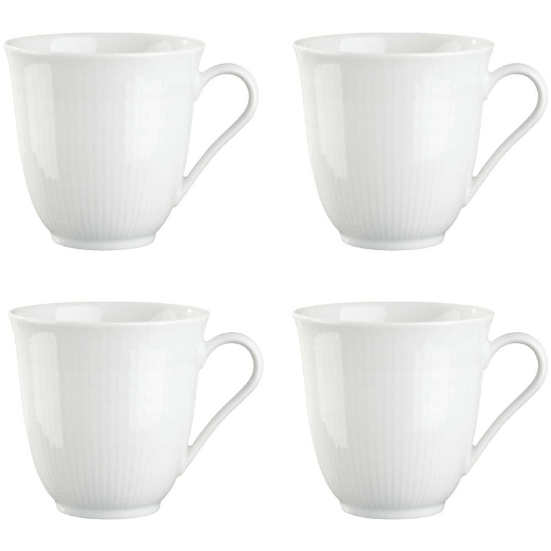 Swedish Grace Mugg 30 cl 4-pack, Snö
