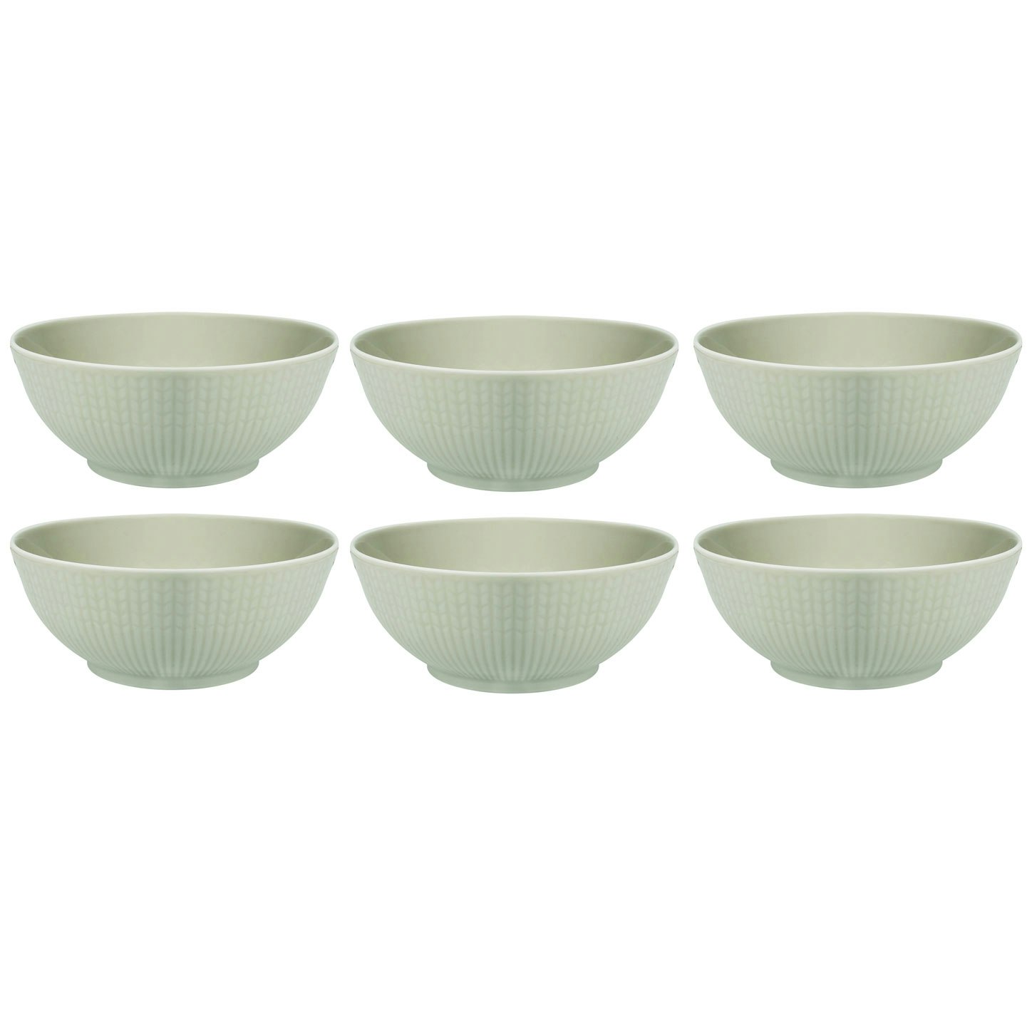 R&ouml;rstrand Swedish Grace Sk&aring;l 30 Cl 6-pack &Auml;ng (Ljusgr&ouml;n) - Serveringssk&aring;lar Porslin &Auml;ng (Ljusgr&ouml;n) - 1011909, 6-PACK