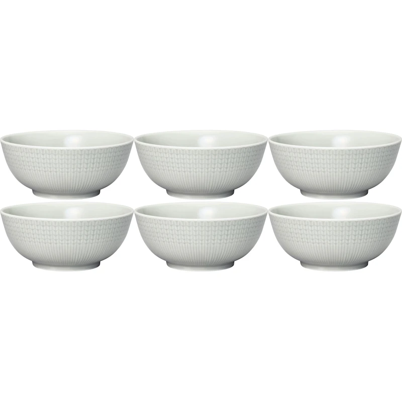 Swedish Grace Skål 60 cl 6-pack, Dimma (Ljusgrå)