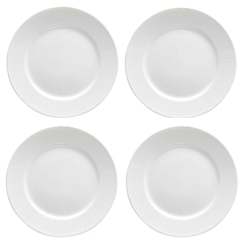 Swedish Grace Tallrikar 27 cm 4-pack, Snö