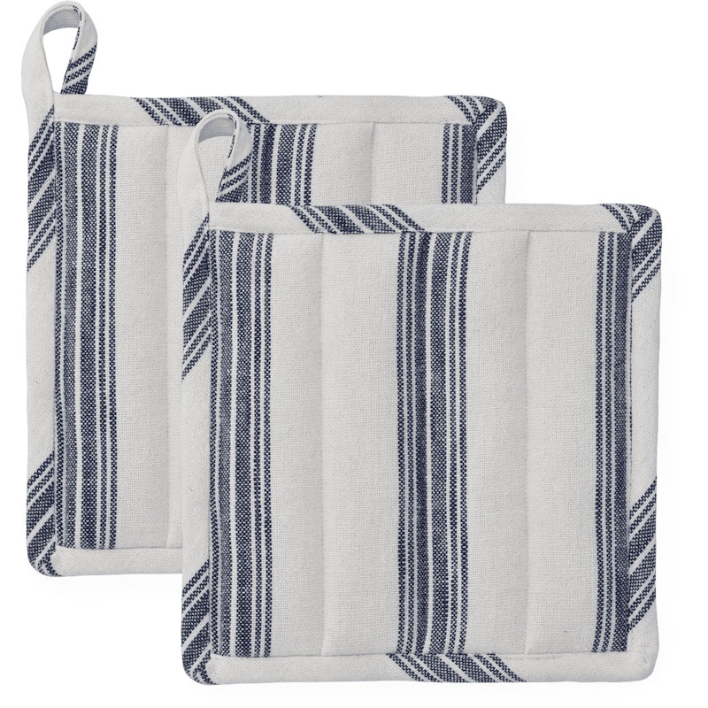 Garn Grytlapp 22x22 cm 2-pack, Blå