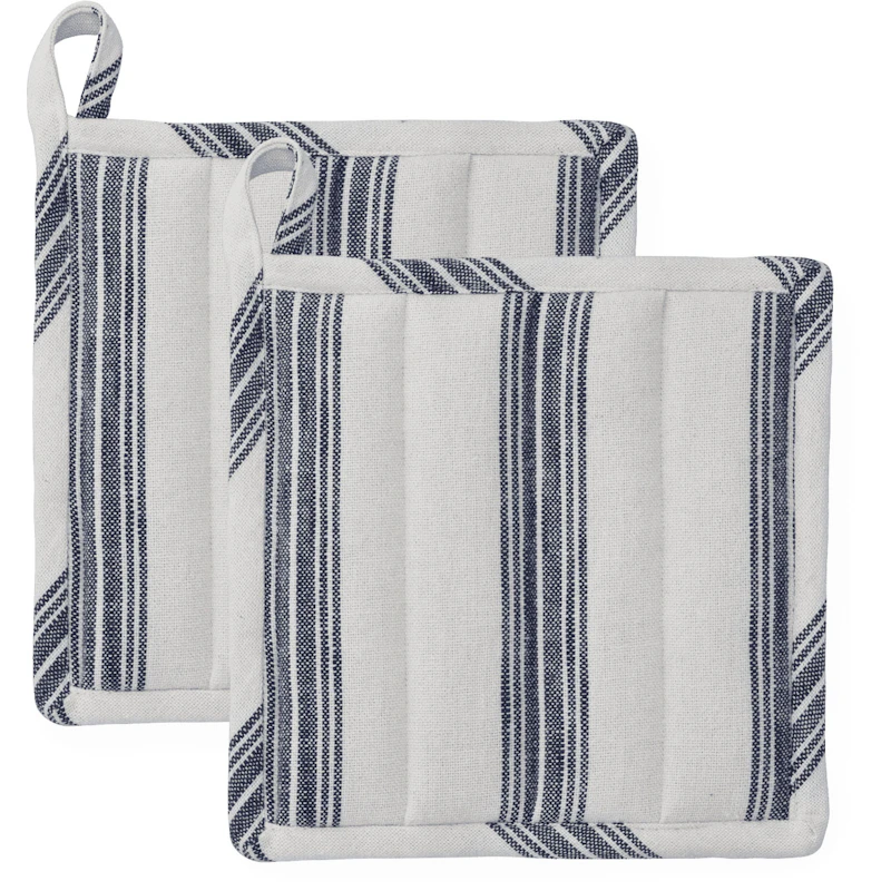 Garn Grytlapp 22x22 cm 2-pack, Blå