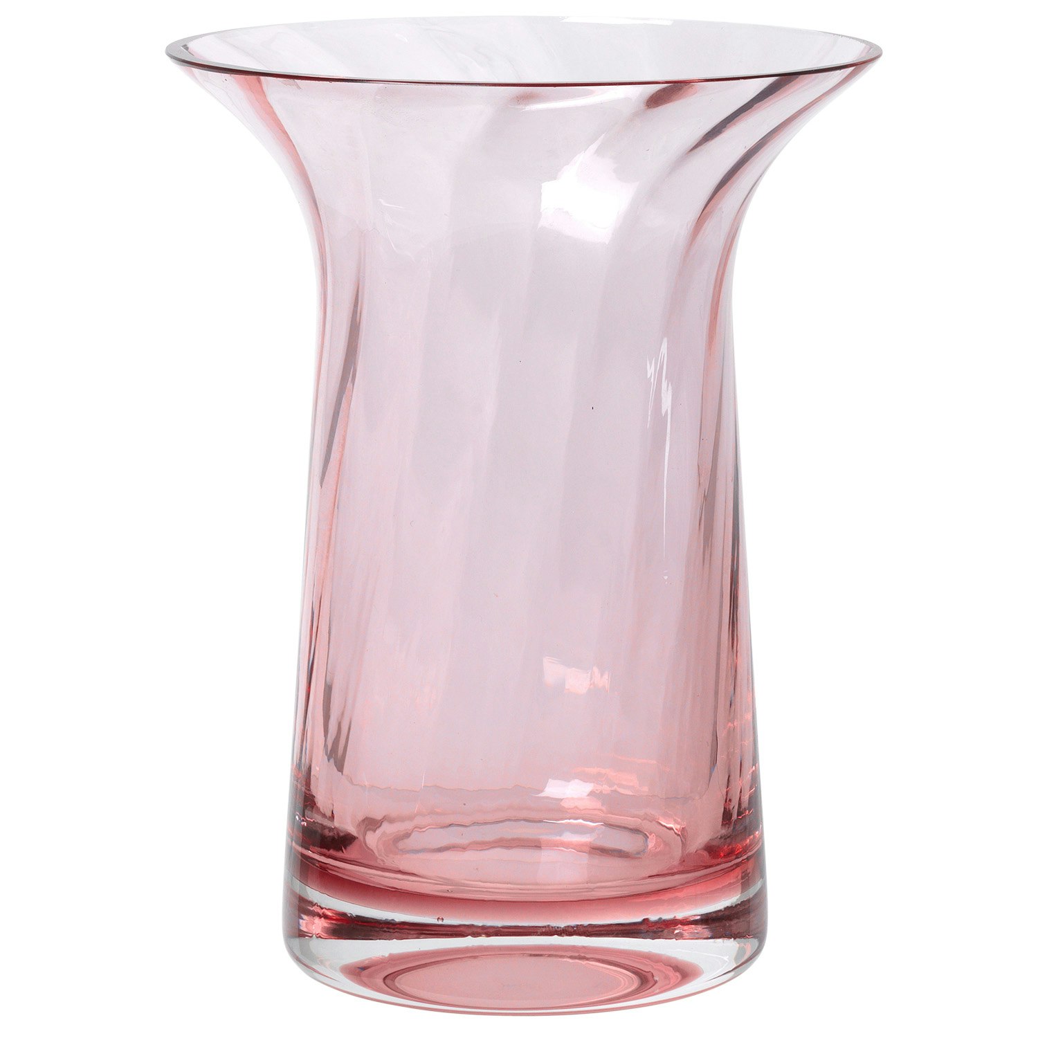 Rosendahl Copenhagen Optic Anniversary Vas 16 Cm Blush - Vaser Munbl&aring;st Glas Blush - 38141