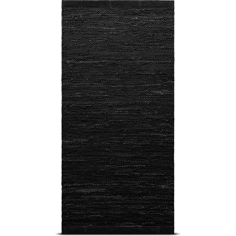Leather Matta 75x200 cm, Black
