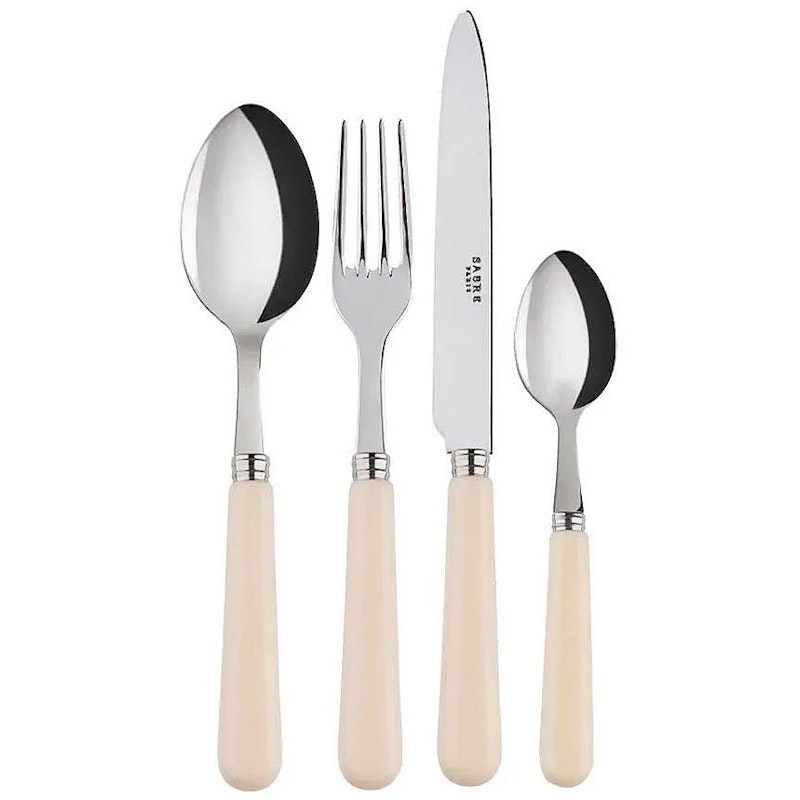 Bestickset 4 Delar Pop Unis Ivory Sabre Paris