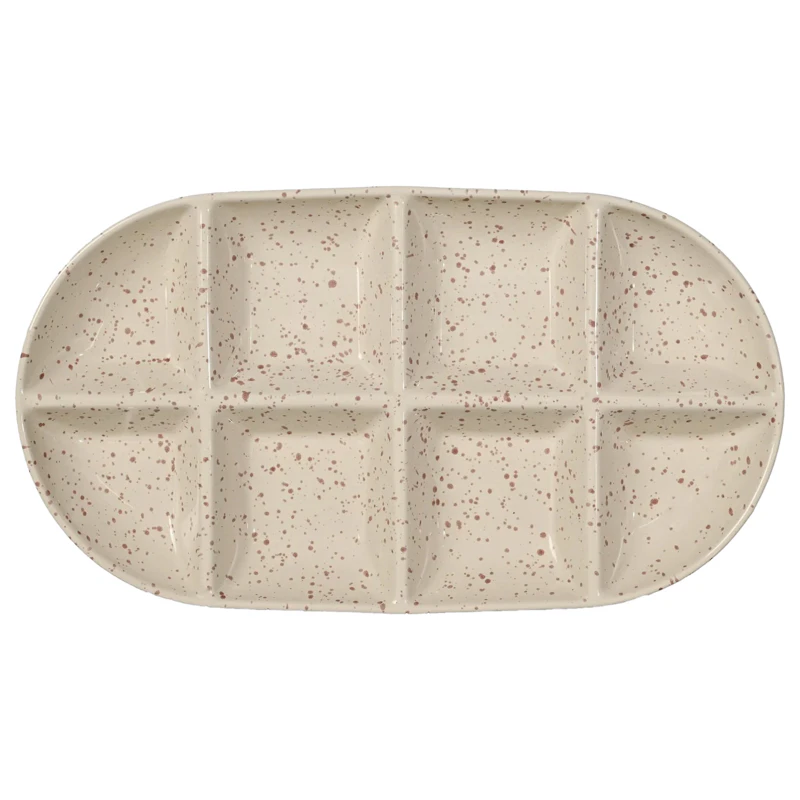 Ditte Serveringsskål 20x36 cm, Beige