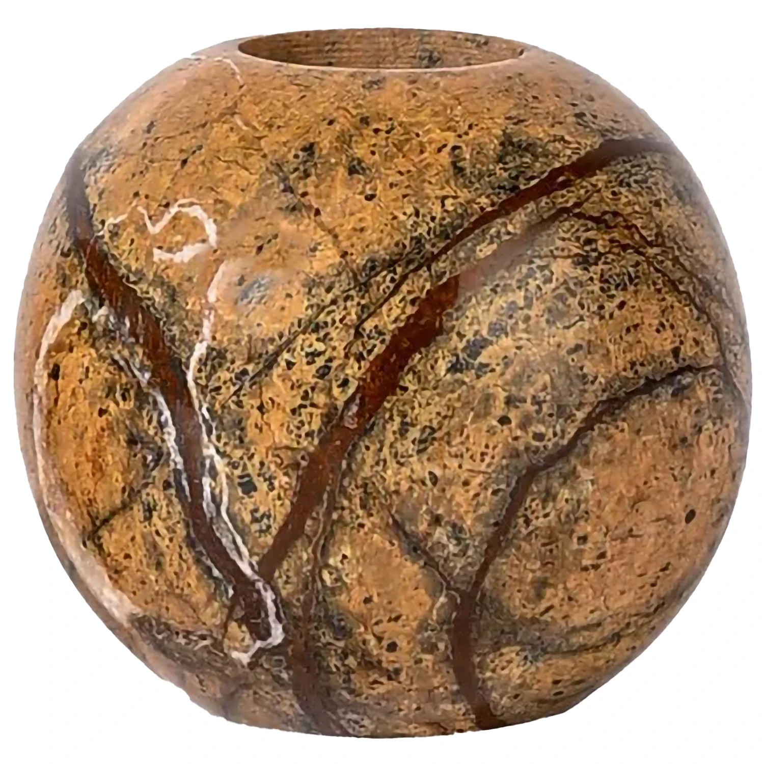 Sagaform Sten Ljusstake - Ljusstakar Marmor Brun - 5018660