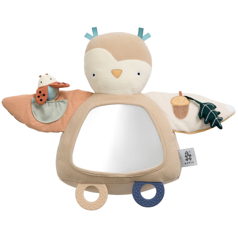 Blinky The Owl Aktivitetsleksak, Maple Beige