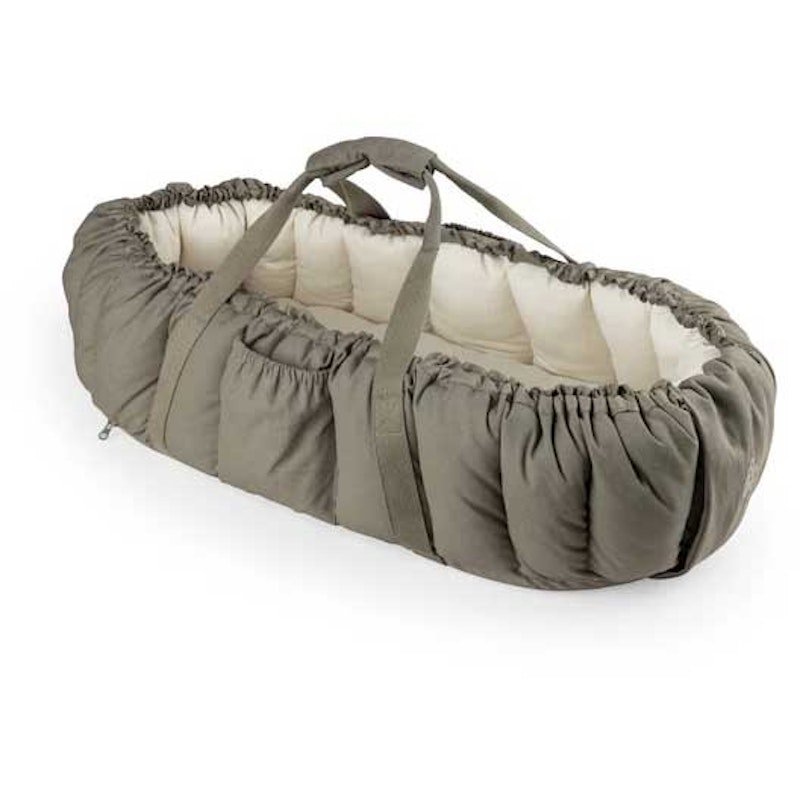 3-in-1 Babynest, Olivgrön