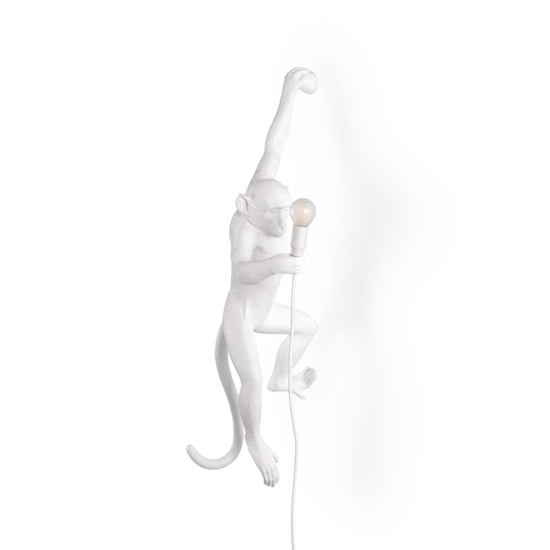 Monkey Lamp Hanging Vänster Version, Vit