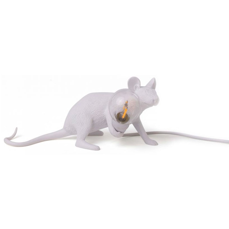 Mouse Lamp Lop Bordslampa, Vit