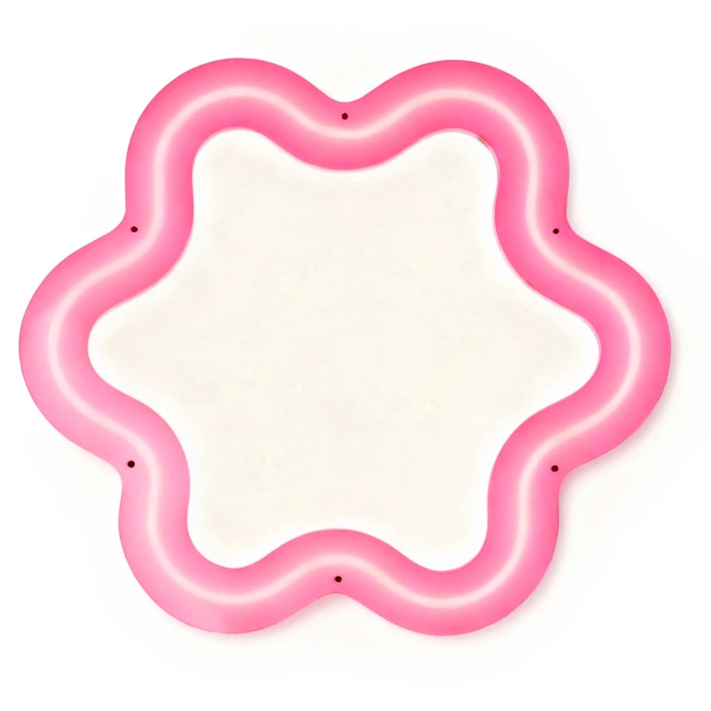 Supercurve Flower Spegel, Rosa