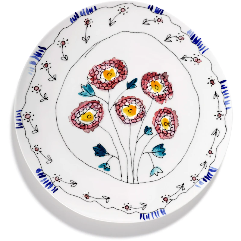 Anemone Milk Serveringstallrik L