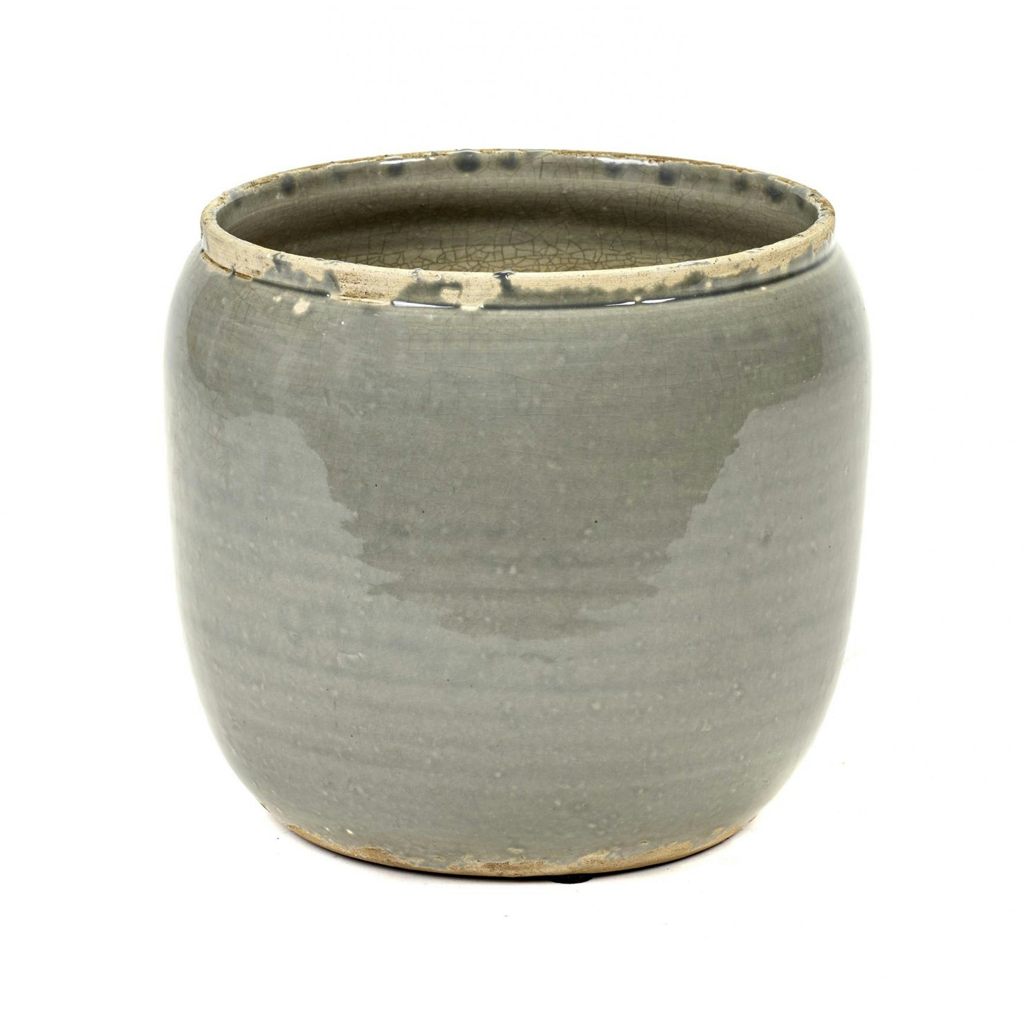 Serax Costa Kruka S D18 H19 Gr&aring; - Krukor Keramik Gr&aring; - B7617102