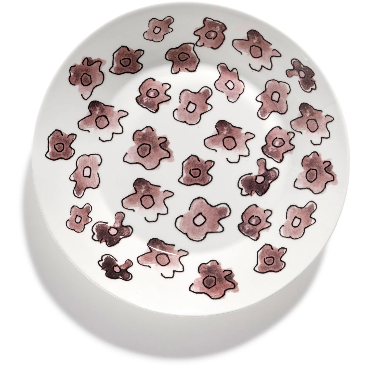 Serax Dark Viola Djup Tallrik Xs - Djupa tallrikar Benporslin Rosa - B9223111-400