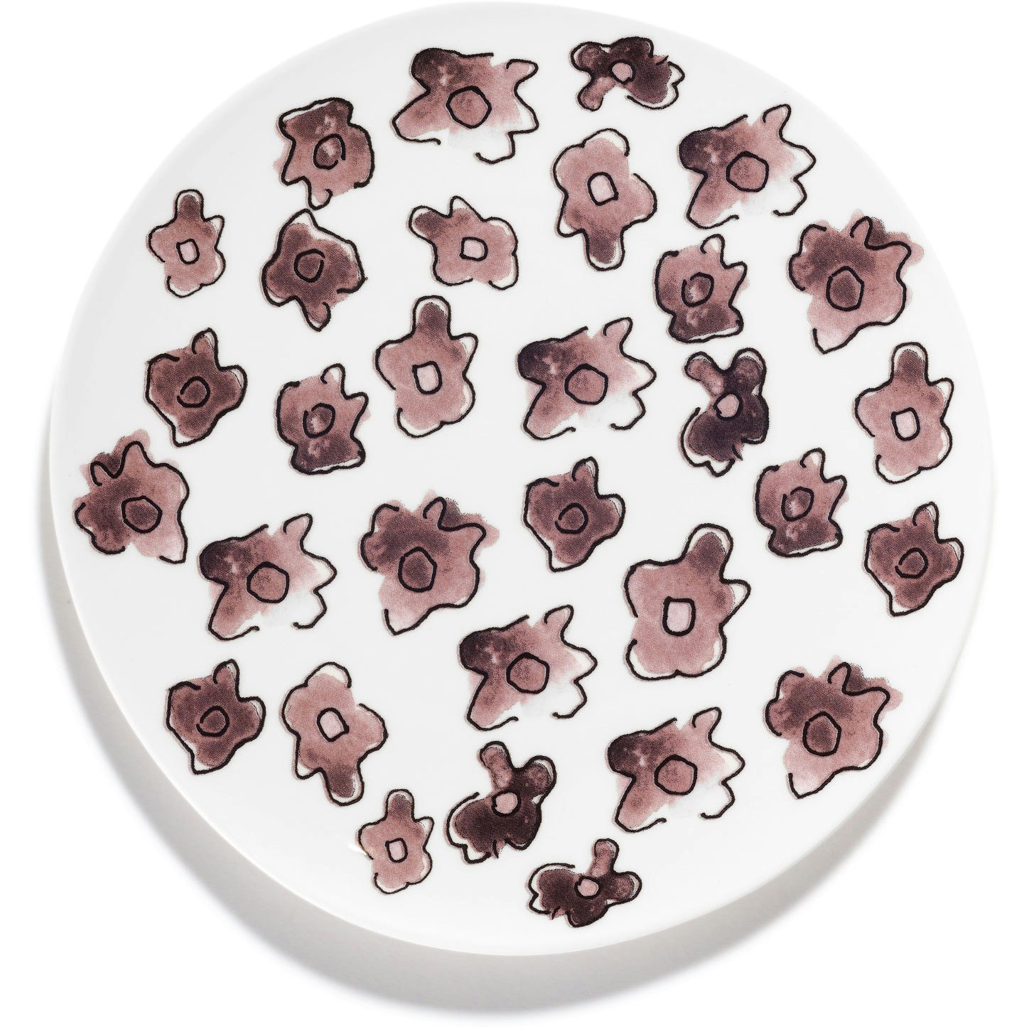 Serax Dark Viola Frukosttallrik - Assietter Benporslin Rosa - B9223102-400