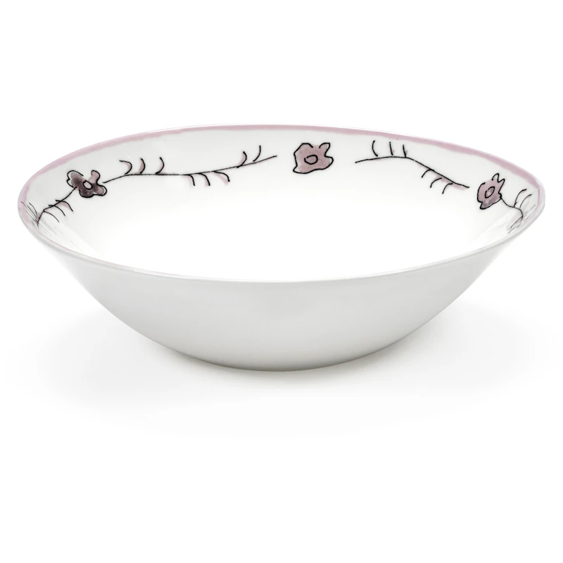 Dark Viola Skål Låg M