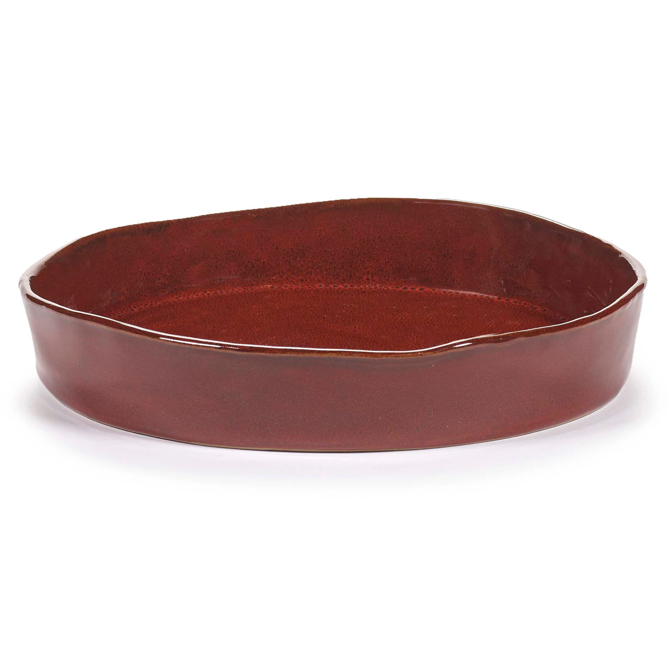 Serax La M&egrave;re Djup Tallrik Medium Venetian Red - Djupa tallrikar Stengods Venetian Red - B5123010-317