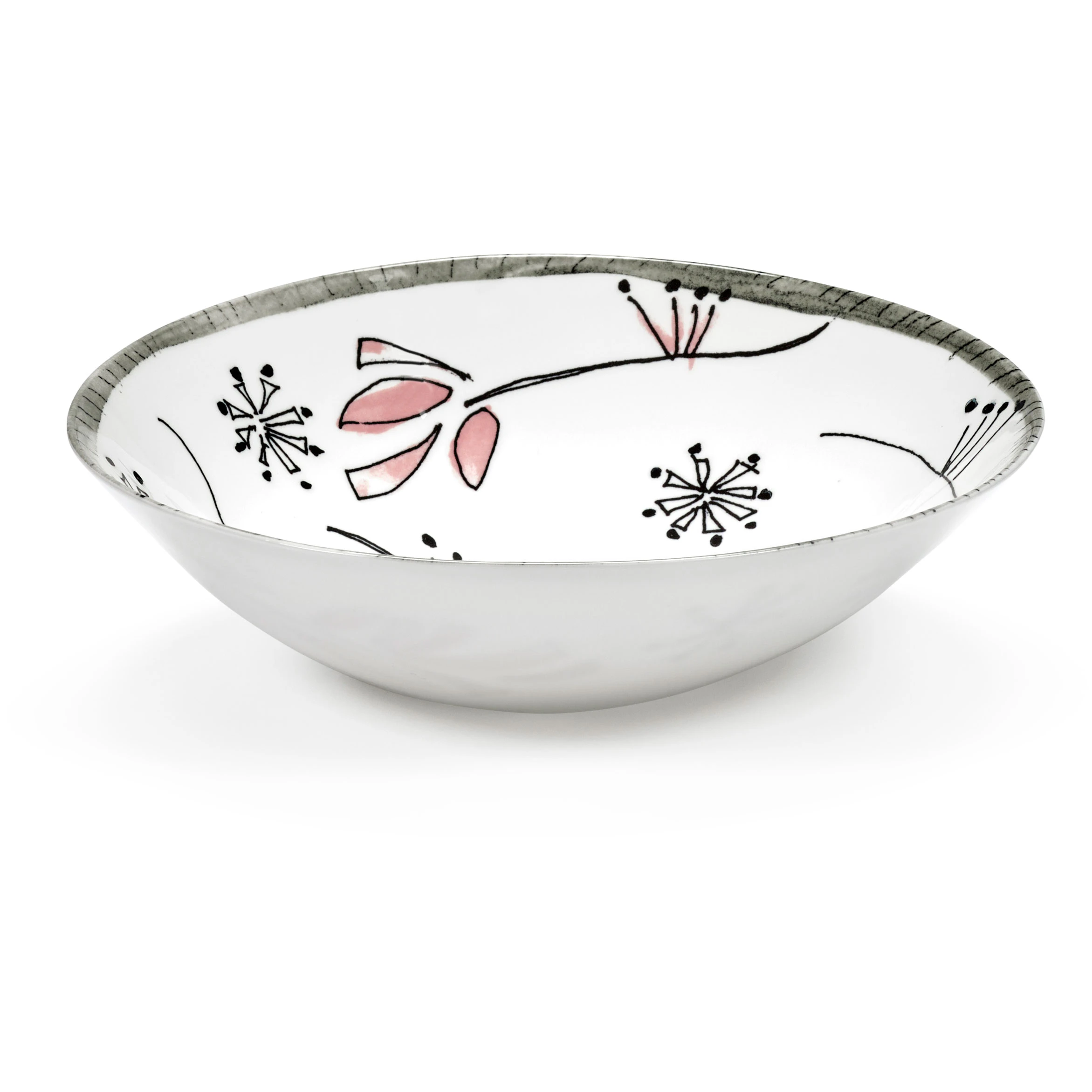 Serax Fiore Rosa Sk&aring;l L&aring;g L - Serveringssk&aring;lar Benporslin Rosa - B9223117-410