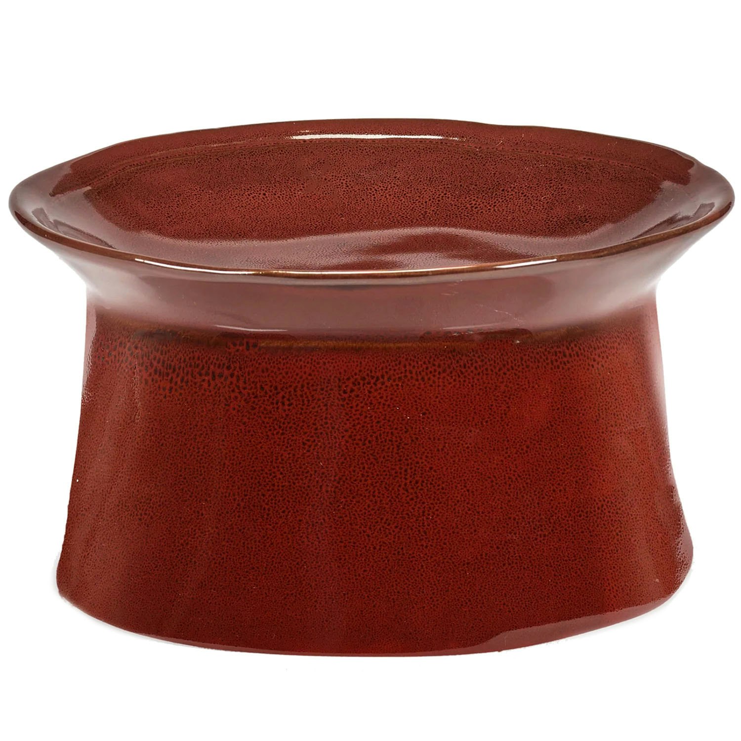 Serax La M&egrave;re Sk&aring;l Med Fot Venetian Red - Djupa tallrikar Stengods R&ouml;d - B5123035-317