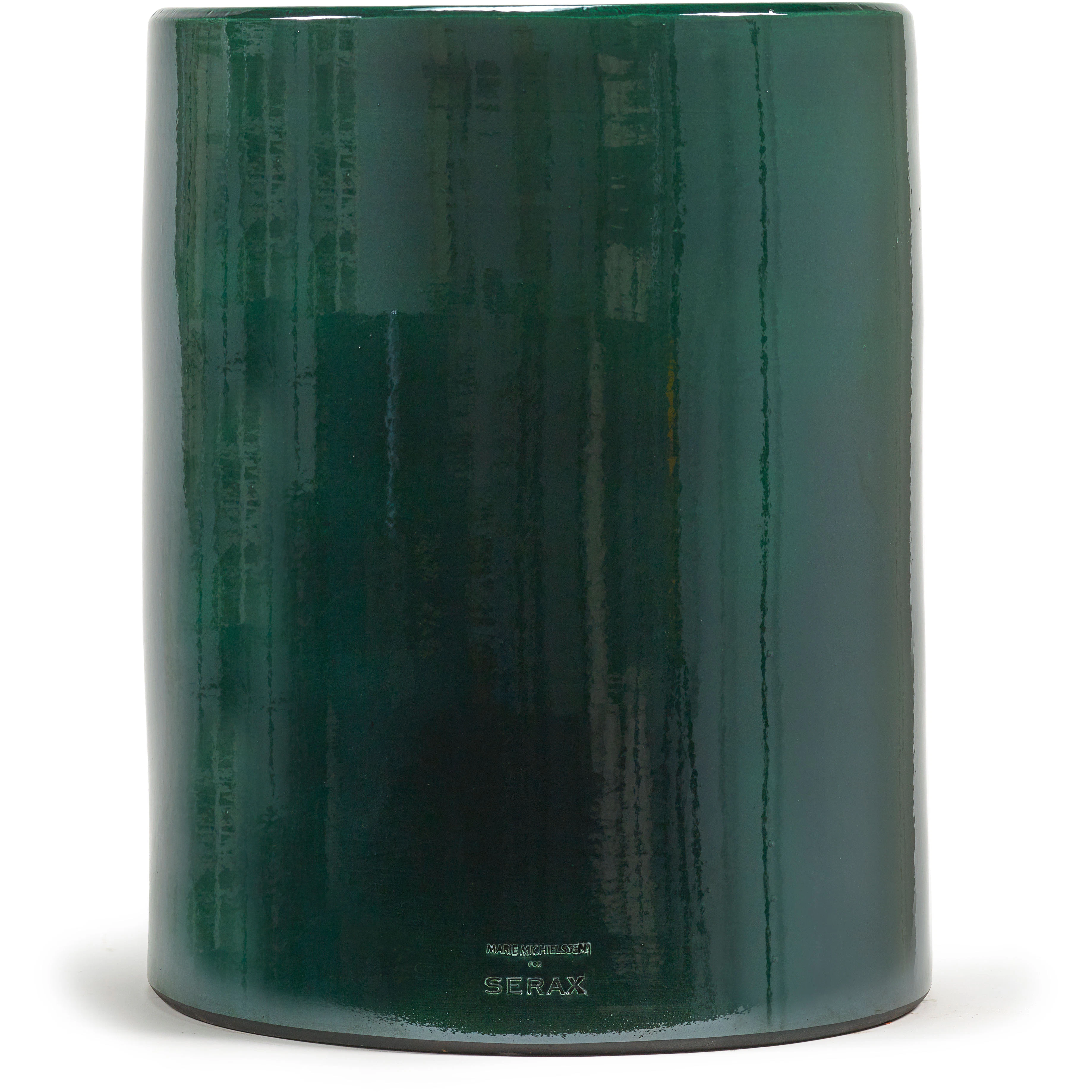 Serax Pawn Sidobord Round Gr&ouml;n - Sidobord & Avlastningsbord Stengods Gr&ouml;n - B9123001-504