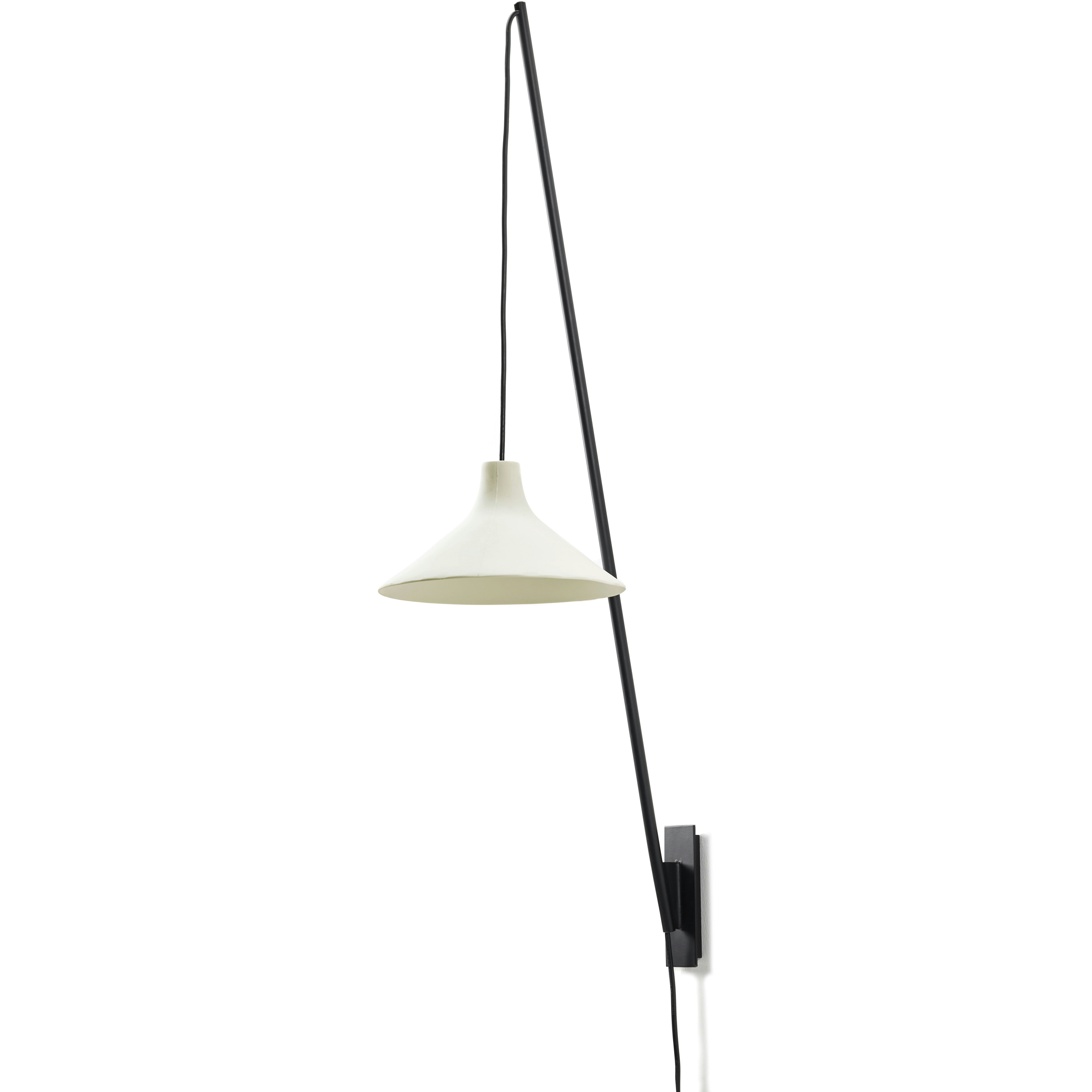 Serax Seam Vägglampa Svart / Vit 100 Cm - Vägglampor Stål Svart - B7221602