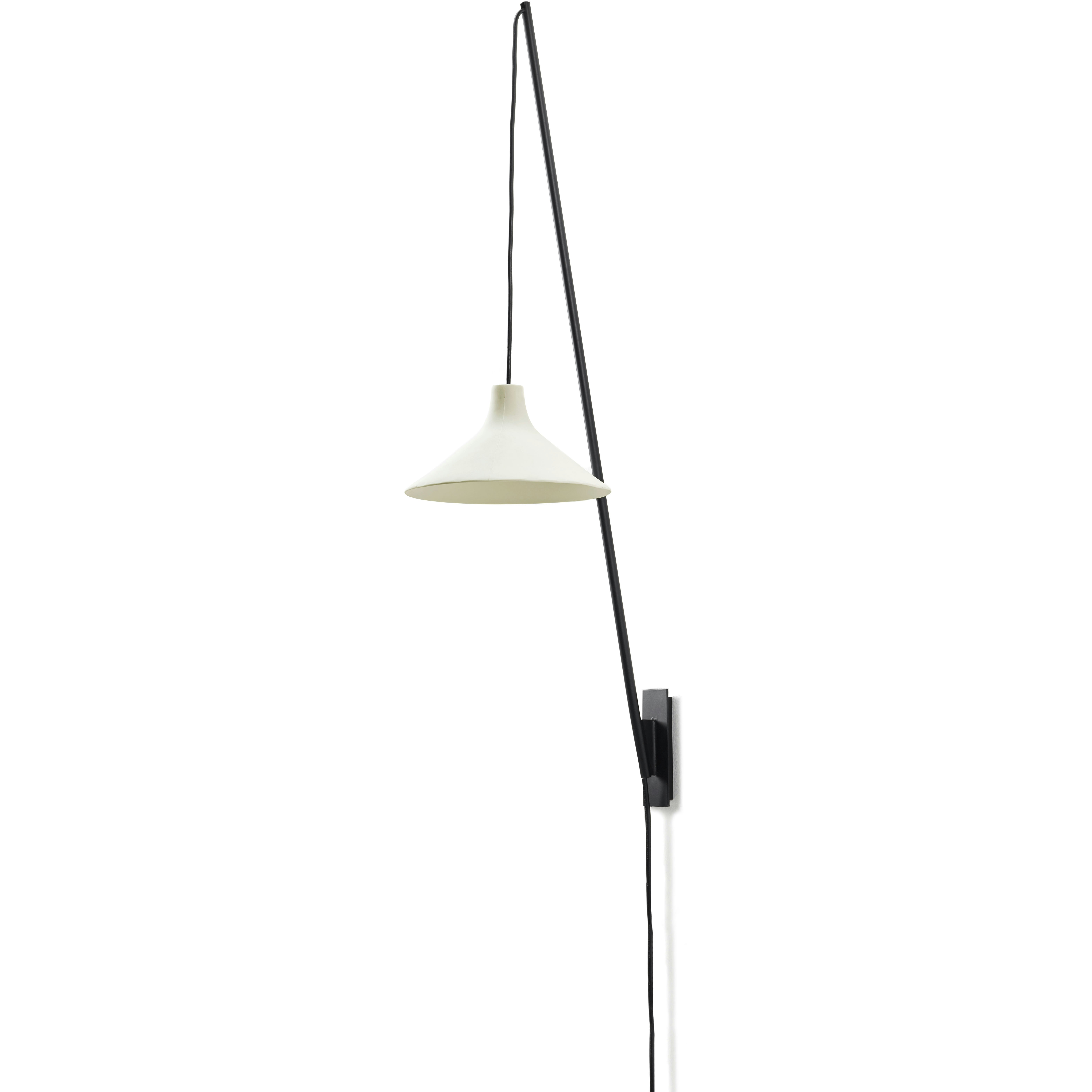 Serax Seam Vägglampa Svart / Vit 75 Cm - Vägglampor Stål Svart - B7221601