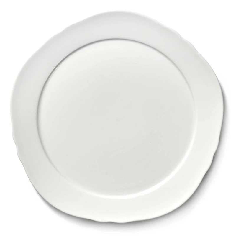 Silhouette Assiett 23,5 cm, Vit
