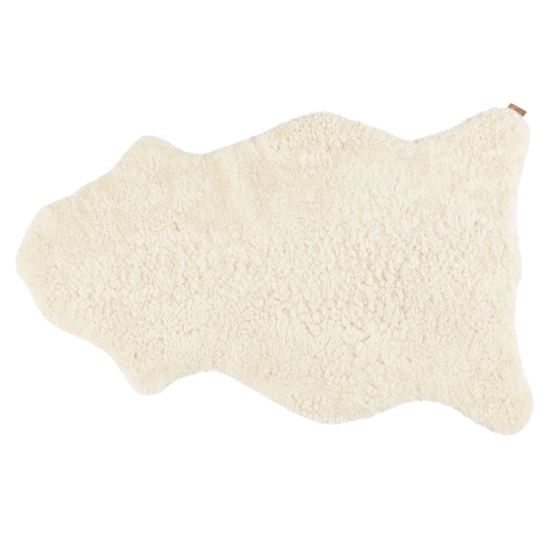Ella Fårskinn Korthårigt 100x60 cm, Creme