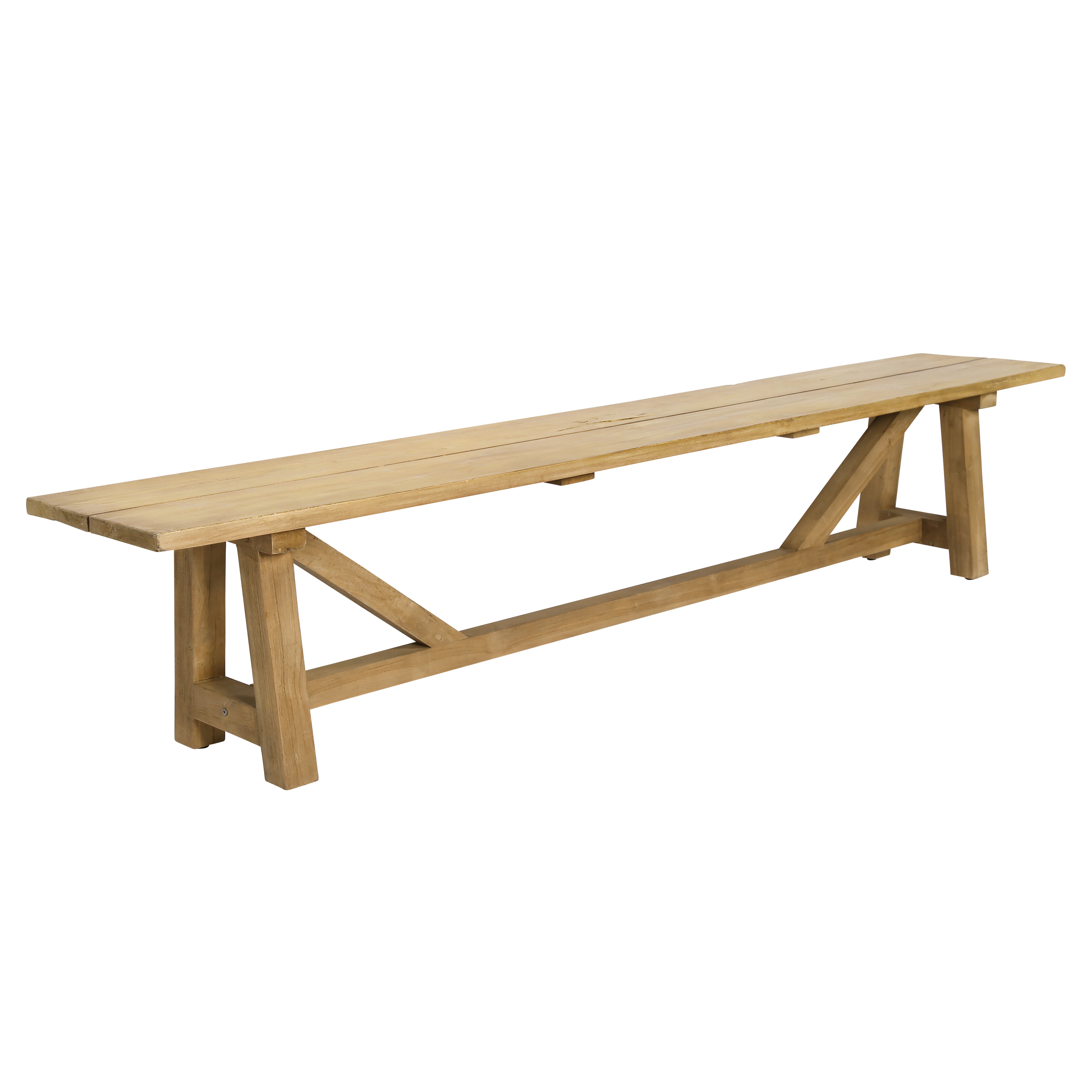 Sika Design George B&auml;nk 220 Cm - B&auml;nkar Teak - 9240U