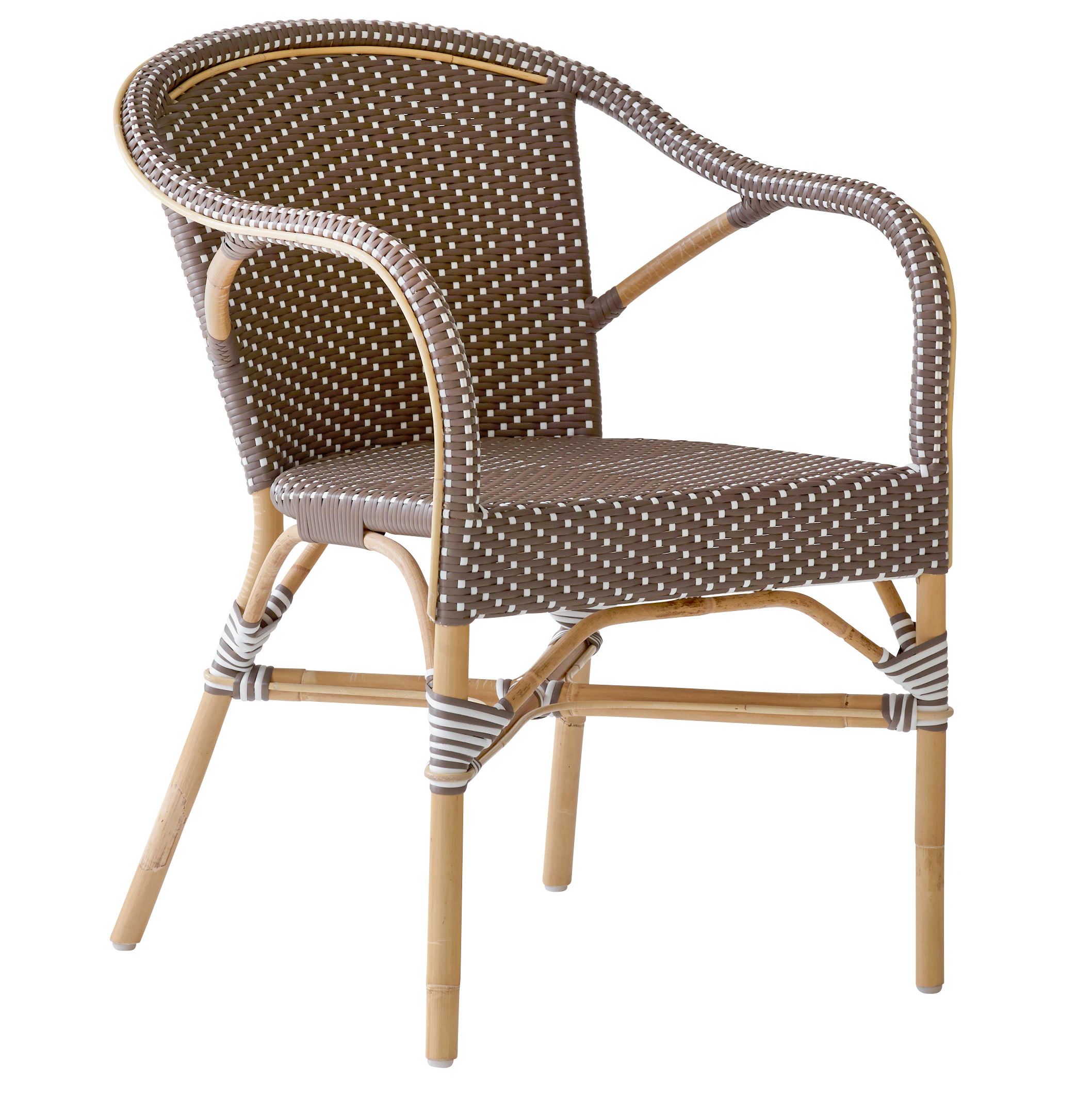 Sika Design Madeleine Caf&eacute;stol Med Armst&ouml;d Taupe - Stolar Rotting Taupe - 9187WHCP