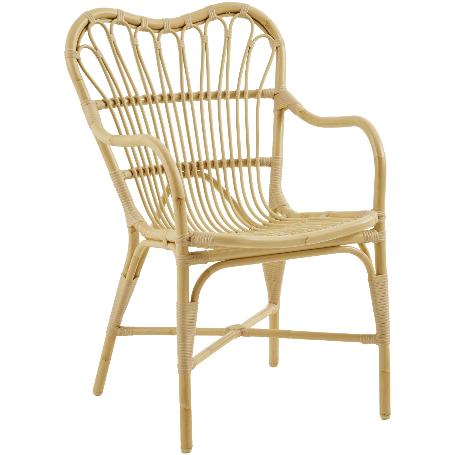 Sika Design Margret Karmstol Outdoor Natur - Tr&auml;dg&aring;rdsstolar Polyeten Natural - SD-E103-NU