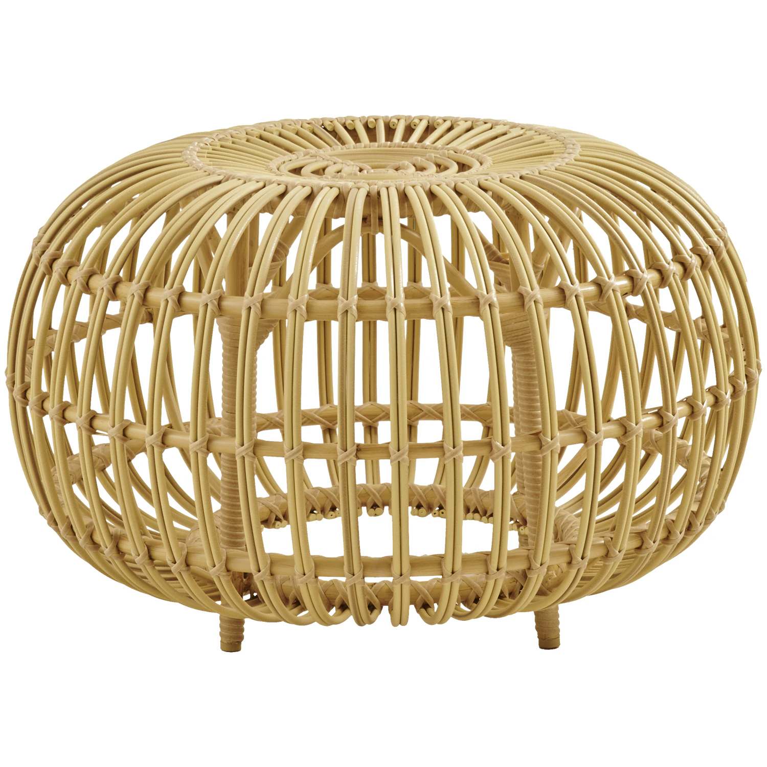 Sika Design Ottoman Fotpall Outdoor Natur &Oslash;65 Cm - Fotpallar & Sittpuffar Polyeten Natural - FA-E16-NU