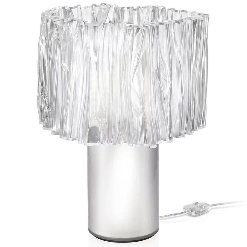 Slamp Accordéon Borda - Bordslampor Cristalflex® Prisma - ACRTM00WHT00000000EU